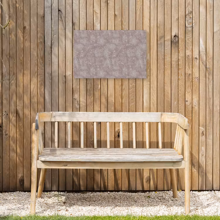 Marmer - Patroon - Mauve Tuinposter op houten frame 2 cm dik klein 845 -sfeer4