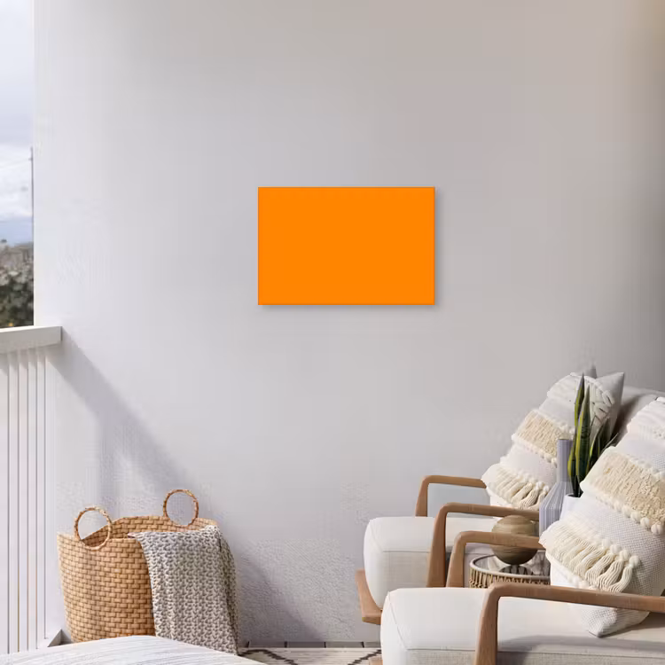 Marigold - Glow - Oranje Tuinposter op houten frame 2 cm dik klein 845 -sfeer1