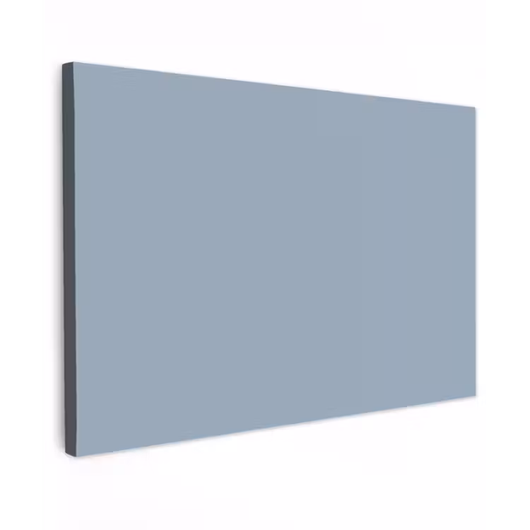 Mellow - Breeze - Blauw Tuinposter op houten frame 2 cm dik klein 845 -3d