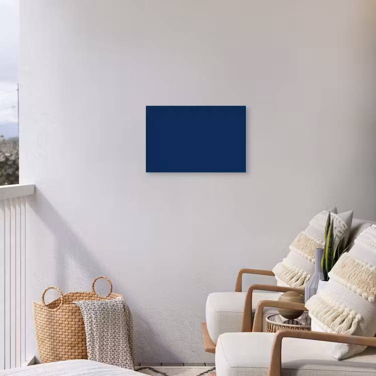 Midnight - Navy - Blauw Tuinposter op houten frame 2 cm dik klein 845 -sfeer1