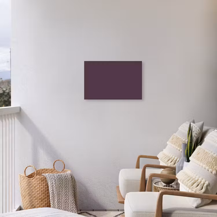 Midnight - Plum - Paars Tuinposter op houten frame 2 cm dik klein 845 -sfeer1