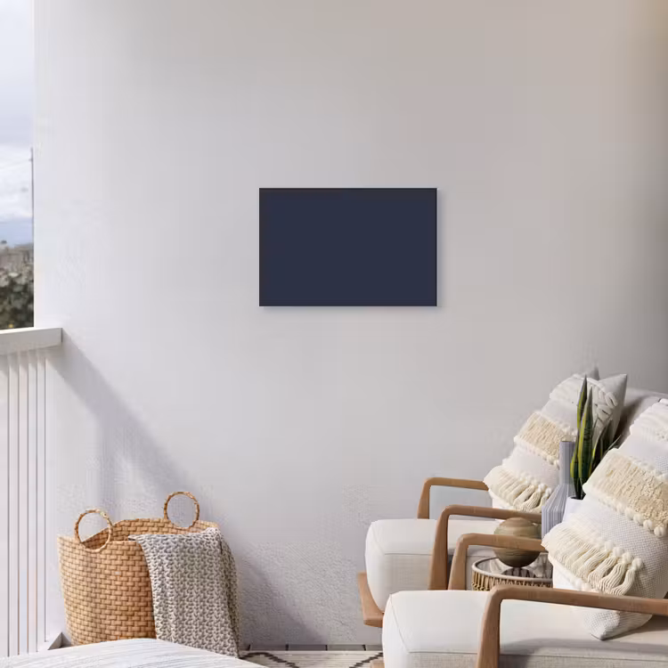 Midnight - Swing - Blauw Tuinposter op houten frame 2 cm dik klein 845 -sfeer1