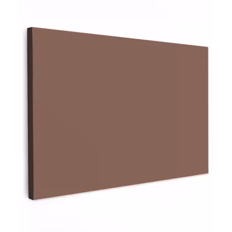 Muted - Chestnut - Bruin Tuinposter op houten frame 2 cm dik klein 845 -3d