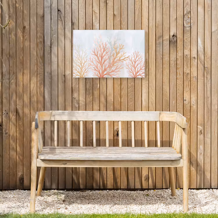 Natuur - Abstract - Aquarel - Organisch - Warm Tuinposter op houten frame 2 cm dik klein -sfeer4