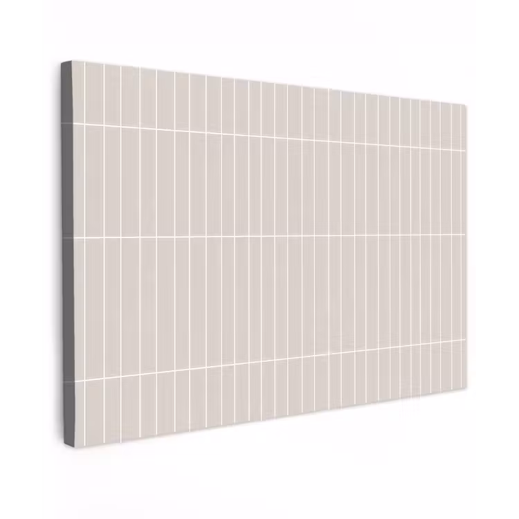 Patroon - Tegels - Zand Tuinposter op houten frame 2 cm dik klein 845 -3d