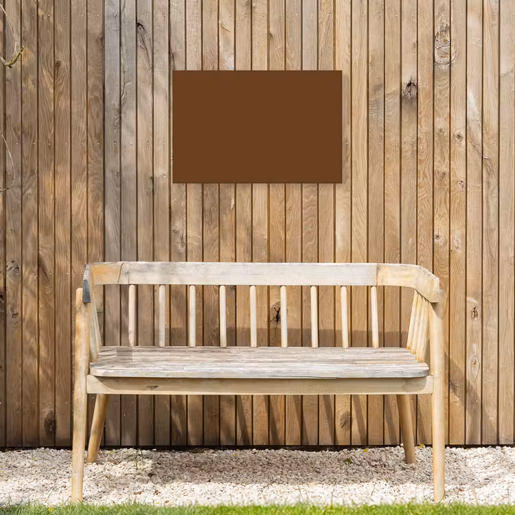Rich - Espresso - Bruin Tuinposter op houten frame 2 cm dik klein 845 -sfeer4