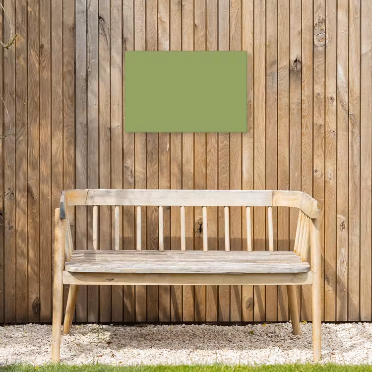 Sage - Green - Groen Tuinposter op houten frame 2 cm dik klein 845 -sfeer4
