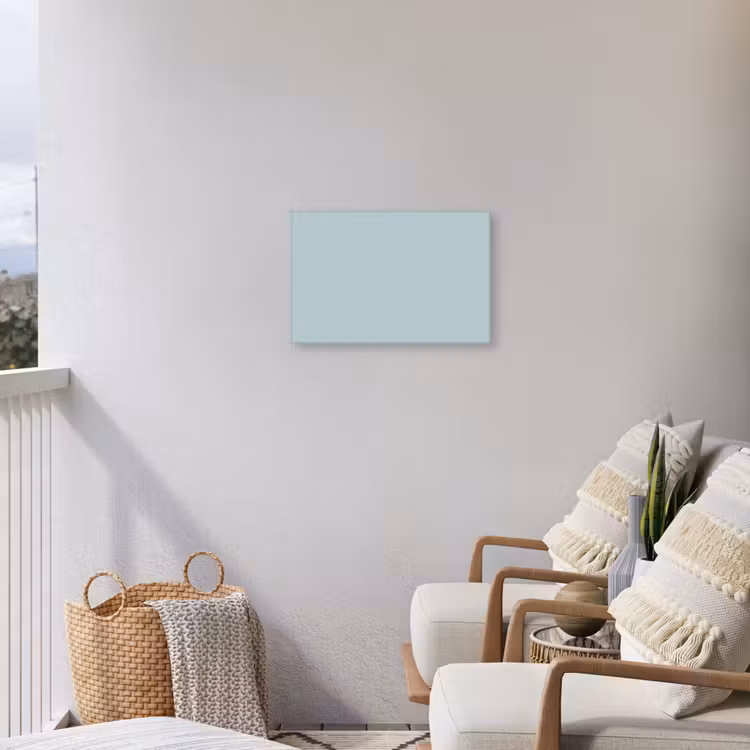 Slate - Blue - Blauw Tuinposter op houten frame 2 cm dik klein 845 -sfeer1