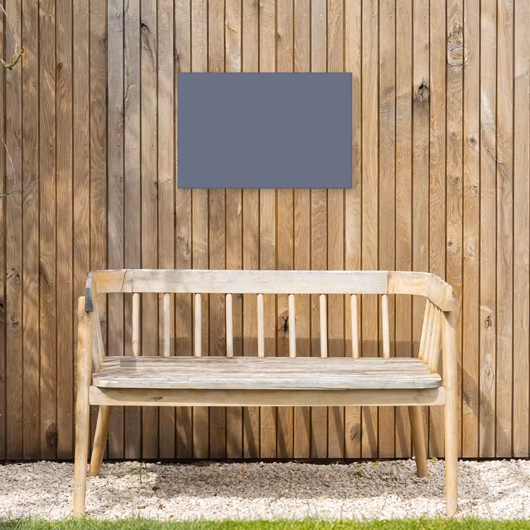 Slate - Whisper - Blauw Tuinposter op houten frame 2 cm dik klein 845 -sfeer4