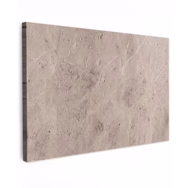 Textuur - Steen - Patroon - Rustiek - Beige Tuinposter op houten frame 2 cm dik klein -3d