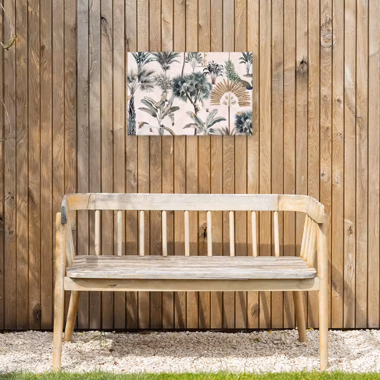 Tropisch - Bomen - Bladeren - Jungle Tuinposter op houten frame 2 cm dik klein -sfeer4