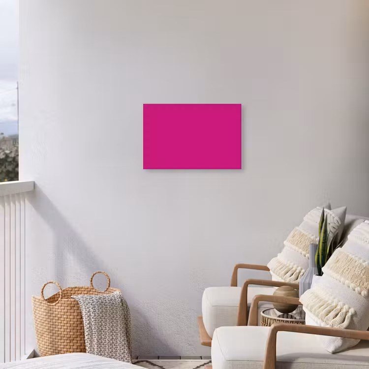 Velvet - Magenta - Roze Tuinposter op houten frame 2 cm dik klein 845 -sfeer1