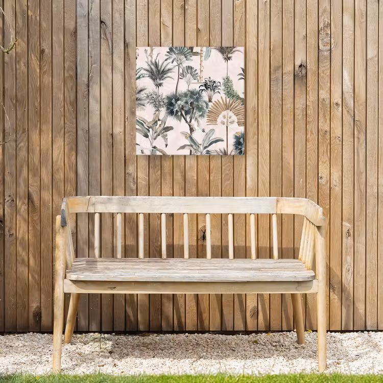 Inductie afdekplaat - Vintage - Jungle - Dieren - Natuur - Inductie beschermer Tuinposter op houten frame 2 cm dik klein -sfeer4