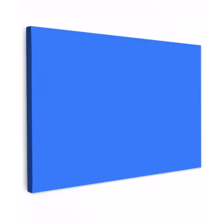 Vivid - Cobalt - Blauw Tuinposter op houten frame 2 cm dik klein 845 -3d
