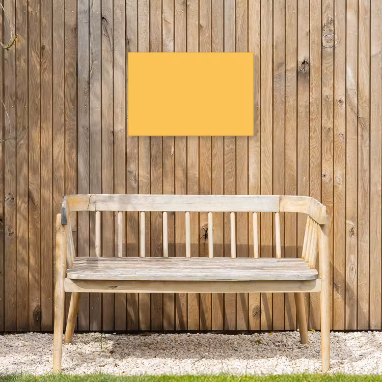 Warm - Sand - Terracotta Tuinposter op houten frame 2 cm dik klein 845 -sfeer4