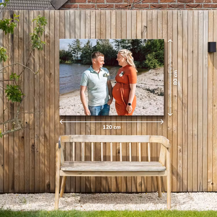 Foto op canvas voor buiten - Sfeerbeeld tuin