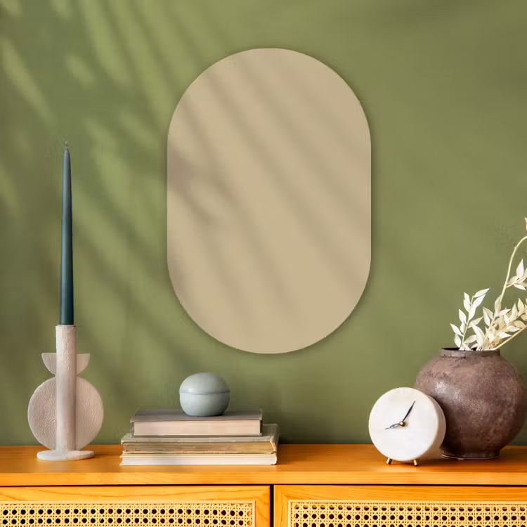 Greenhouse - Sage - Groen Wandcirkel Ovaal Forex klein 630 -sfeer2