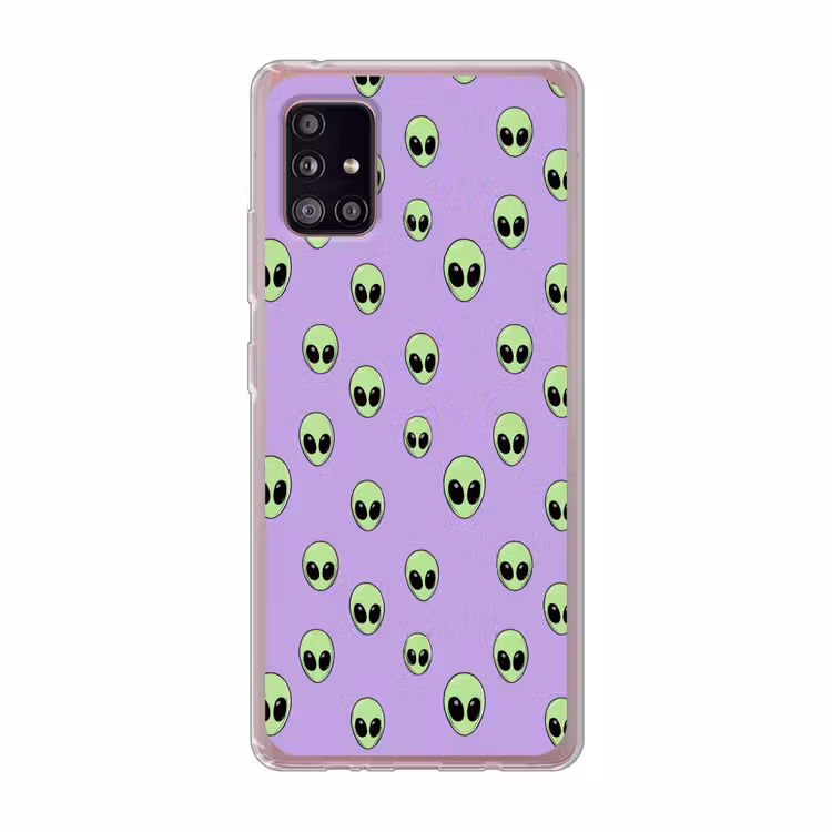 Alien - Retro - Lila Telefoonhoesje Samsung Galaxy A51 5G klein 373 -3d