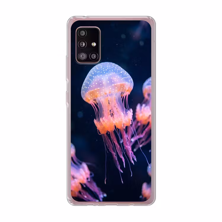 Dier - Onderwater - Natuur - Roze - Mysterieus Telefoonhoesje Samsung Galaxy A51 5G klein -3d