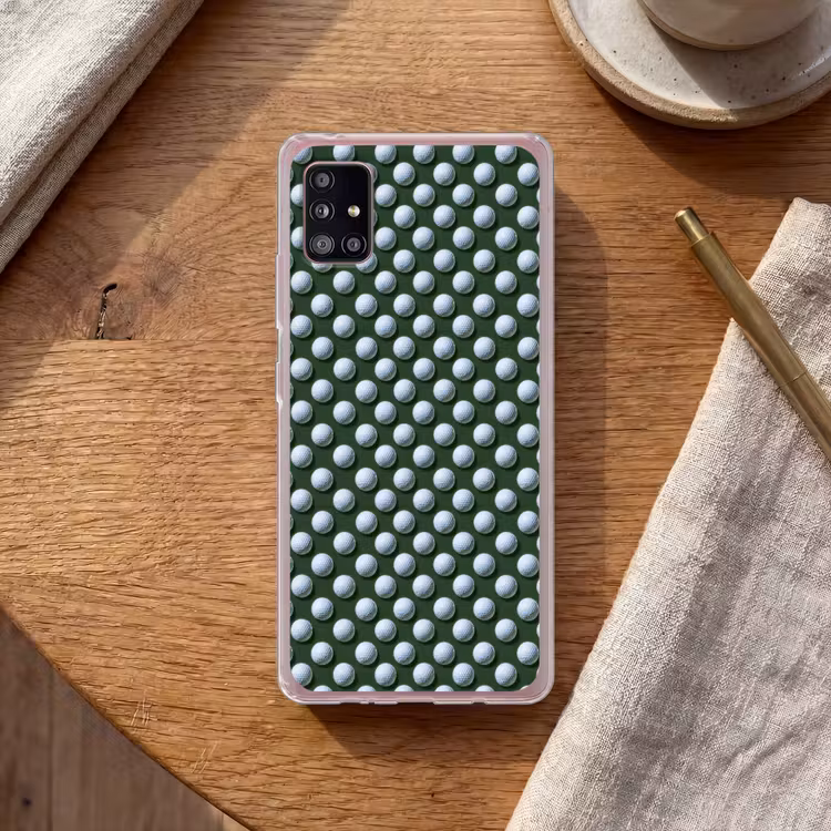 Ballen - Golf - Groen Telefoonhoesje Samsung Galaxy A51 5G klein 373 -sfeer1