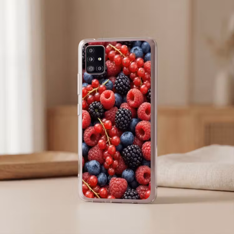 Bessen - Mix - Vers - Eten - Kleurrijk Telefoonhoesje Samsung Galaxy A51 5G klein -sfeer2