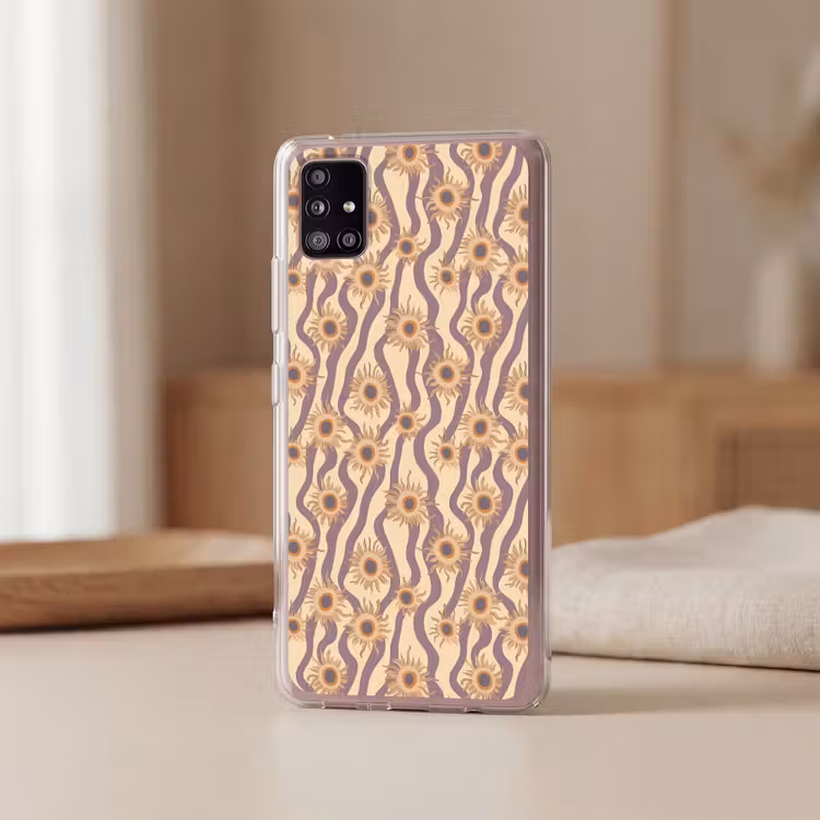Bohemian - Vibe - Lavendelpaars Telefoonhoesje Samsung Galaxy A51 5G klein 373 -sfeer2