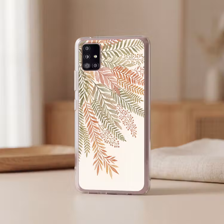 Botanisch - Aquarel - Kleurrijk Telefoonhoesje Samsung Galaxy A51 5G klein -sfeer2