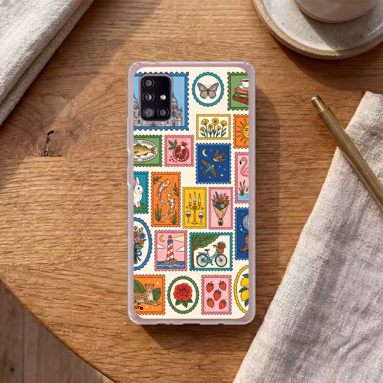 Gebouw - Koepel - Architectuur - Klassiek - Grijs Telefoonhoesje Samsung Galaxy A51 5G klein -sfeer1