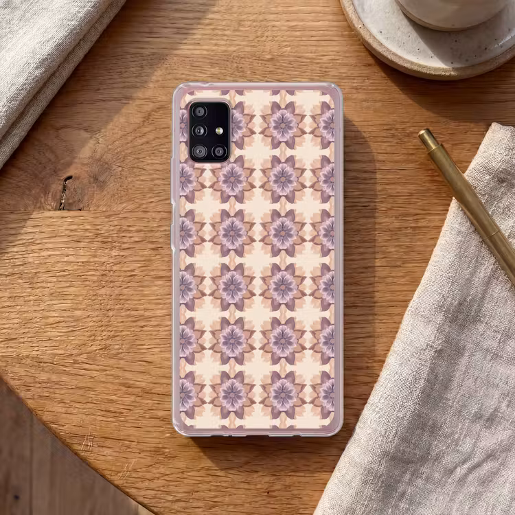 Klassiek - Patroon - Paars Telefoonhoesje Samsung Galaxy A51 5G klein 373 -sfeer1