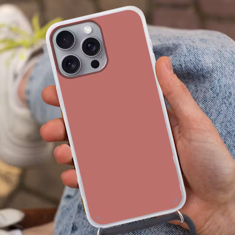 Ancient - Rose - Roze Hoesje iPhone 16 Pro Max met koord klein 804 -sfeer3