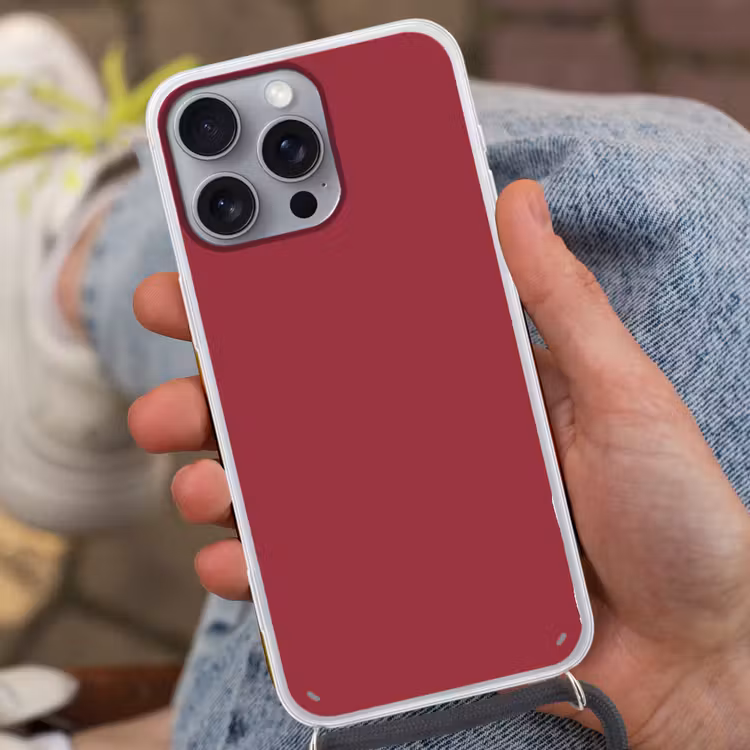 Antique - Ruby - Rood Hoesje iPhone 16 Pro Max met koord klein 804 -sfeer3