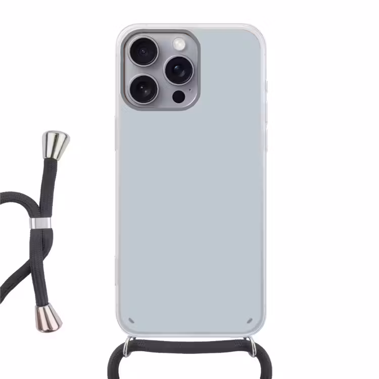 Blue - Bay - Blauw Hoesje iPhone 16 Pro Max met koord klein 804 -3d