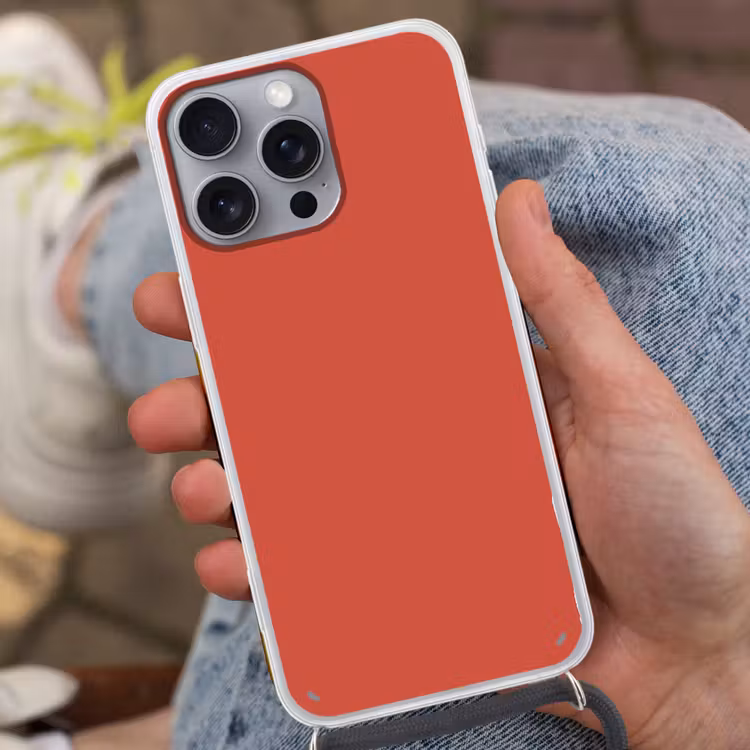 Brick - Red - Rood Hoesje iPhone 16 Pro Max met koord klein 804 -sfeer3