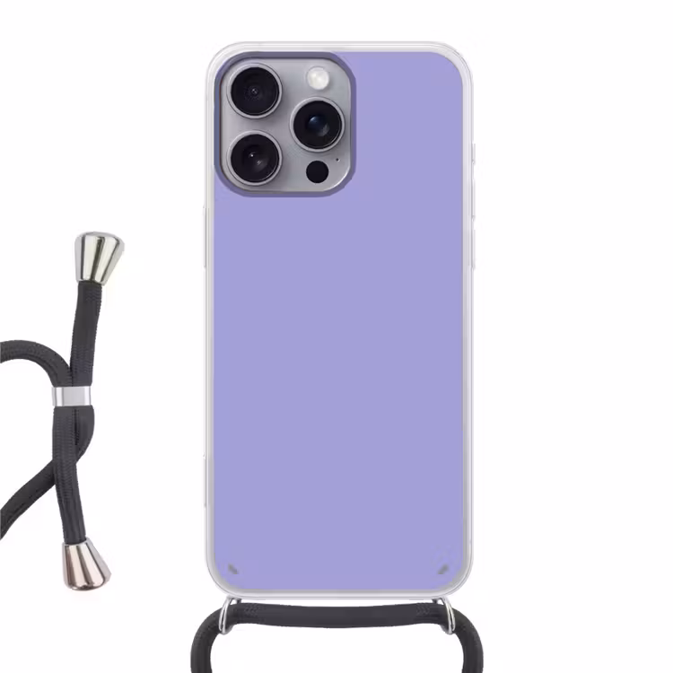 Ceil - Paars - Lila Hoesje iPhone 16 Pro Max met koord klein 804 -3d