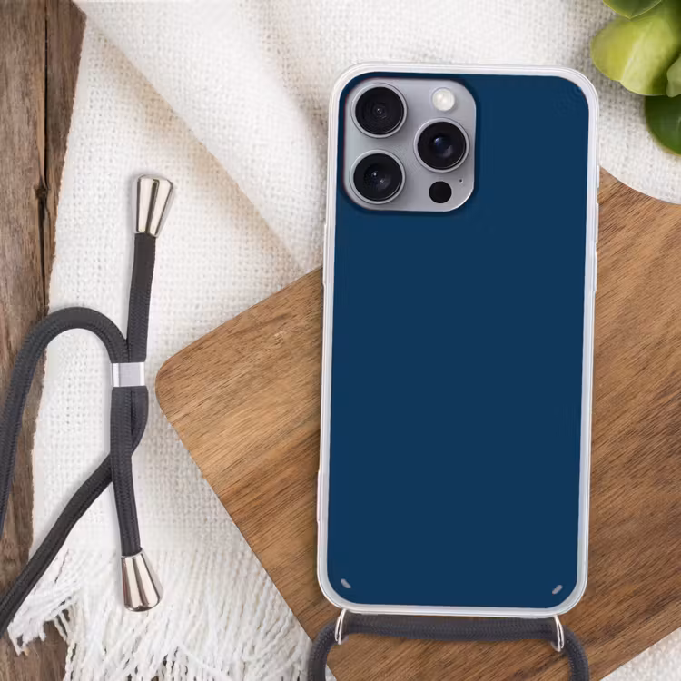 Deep - Ocean - Blauw Hoesje iPhone 16 Pro Max met koord klein 804 -sfeer4