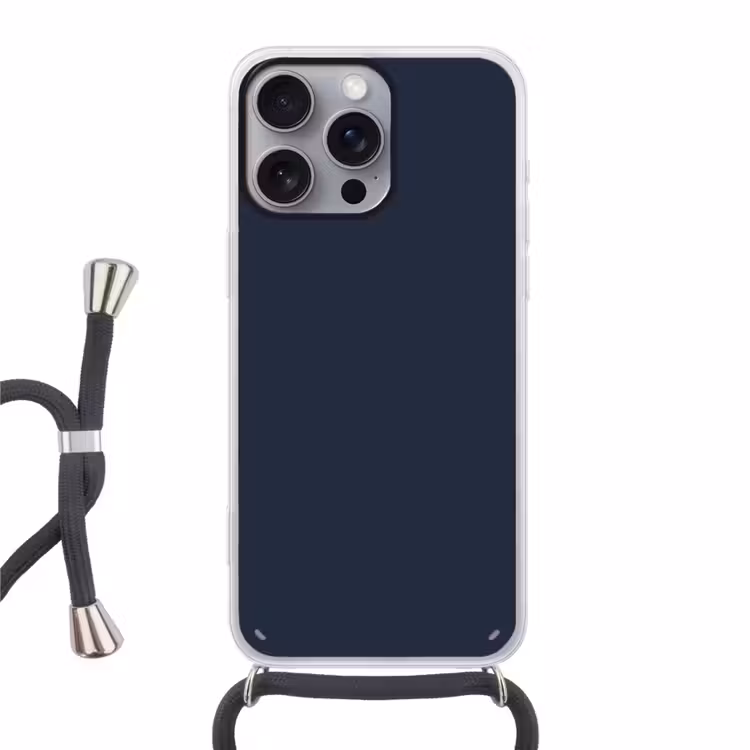 Geldersblauw - Blauw - Klassiek Hoesje iPhone 16 Pro Max met koord klein 804 -3d