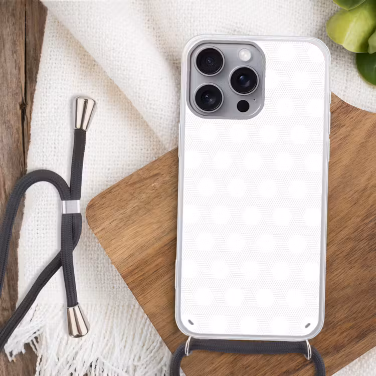 Grafisch - Patroon - Modern Hoesje iPhone 16 Pro Max met koord klein 804 -sfeer4