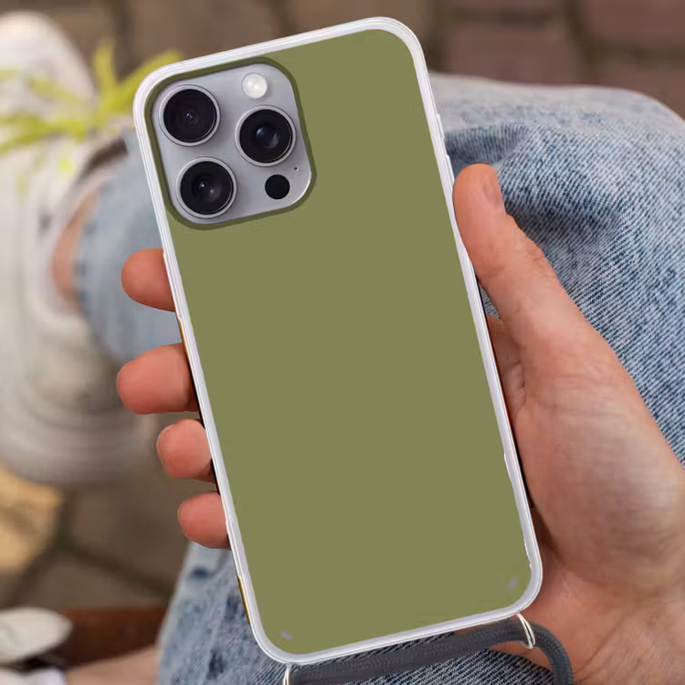 Herbal - Matcha - Groen Hoesje iPhone 16 Pro Max met koord klein 804 -sfeer3