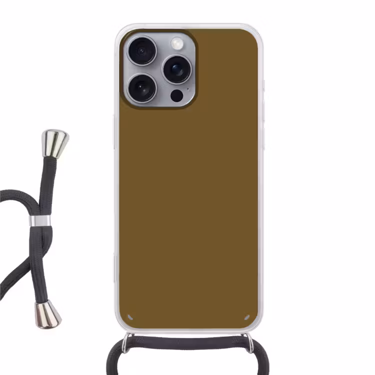 Hunter - Groen - Herfst Hoesje iPhone 16 Pro Max met koord klein 804 -3d