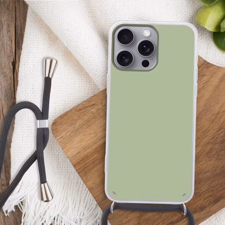 Spring - Sprint - Groen Hoesje iPhone 16 Pro Max met koord klein 804 -sfeer4