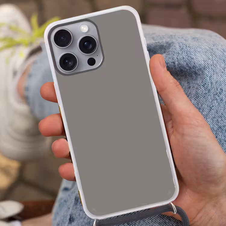 Mineral - Grey - Grijs Hoesje iPhone 16 Pro Max met koord klein 804 -sfeer3
