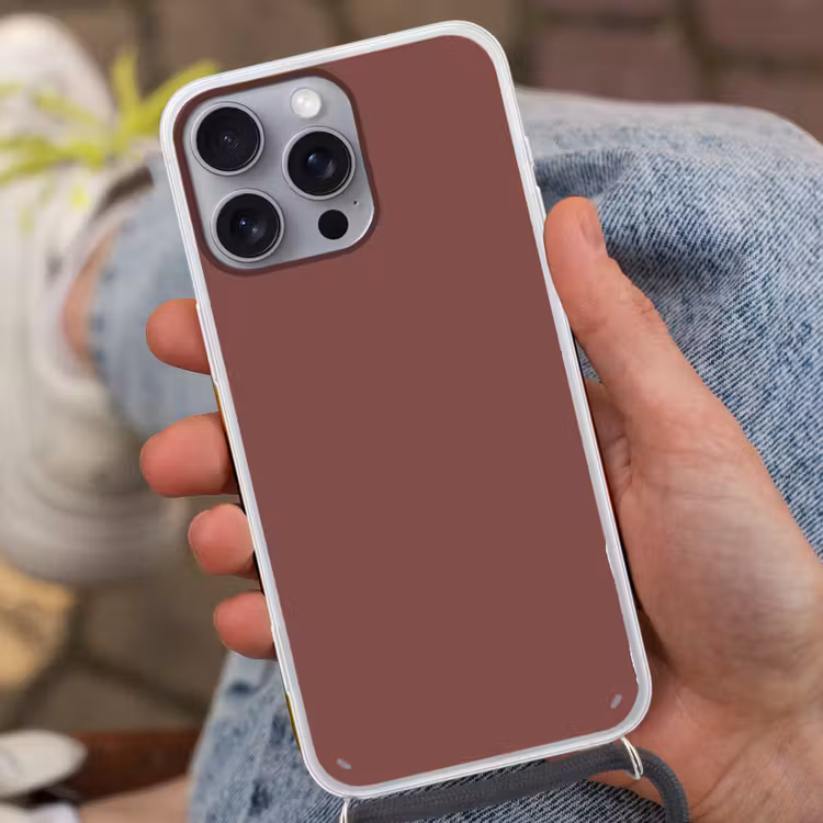 Muted - Raisin - Rood Hoesje iPhone 16 Pro Max met koord klein 804 -sfeer3