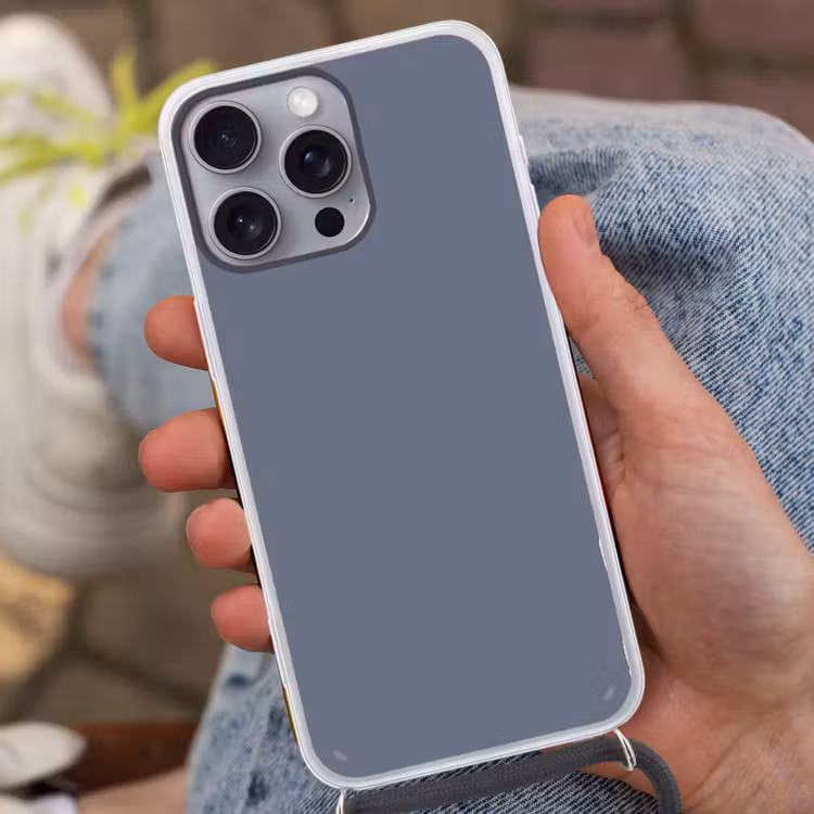 Slate - Whisper - Blauw Hoesje iPhone 16 Pro Max met koord klein 804 -sfeer3