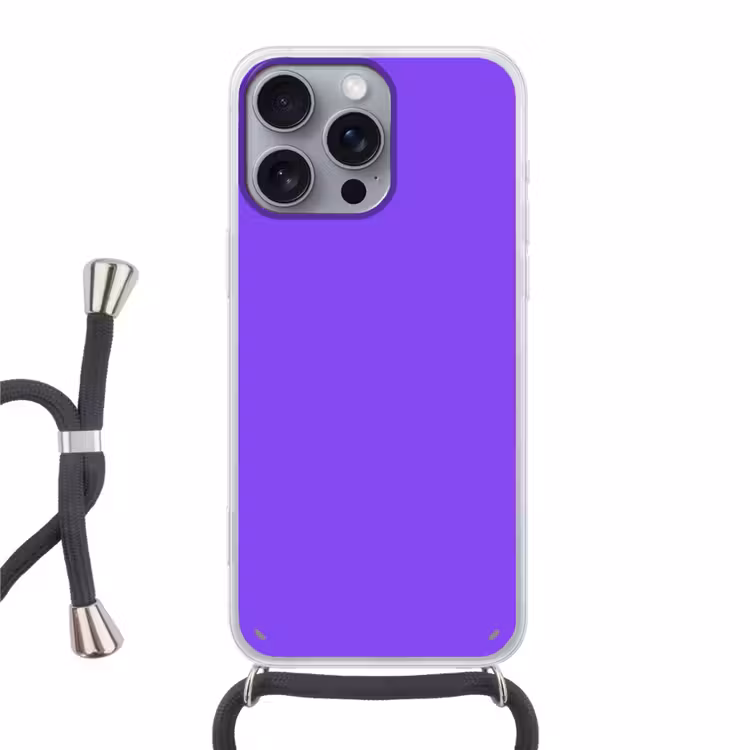 Vivid - Violet - Paars Hoesje iPhone 16 Pro Max met koord klein 804 -3d