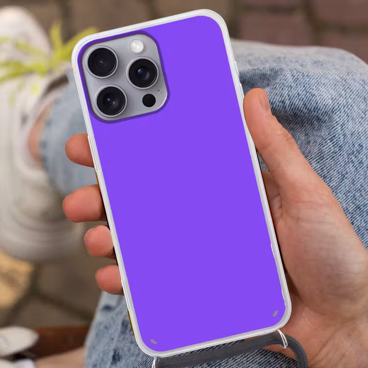 Vivid - Violet - Paars Hoesje iPhone 16 Pro Max met koord klein 804 -sfeer3
