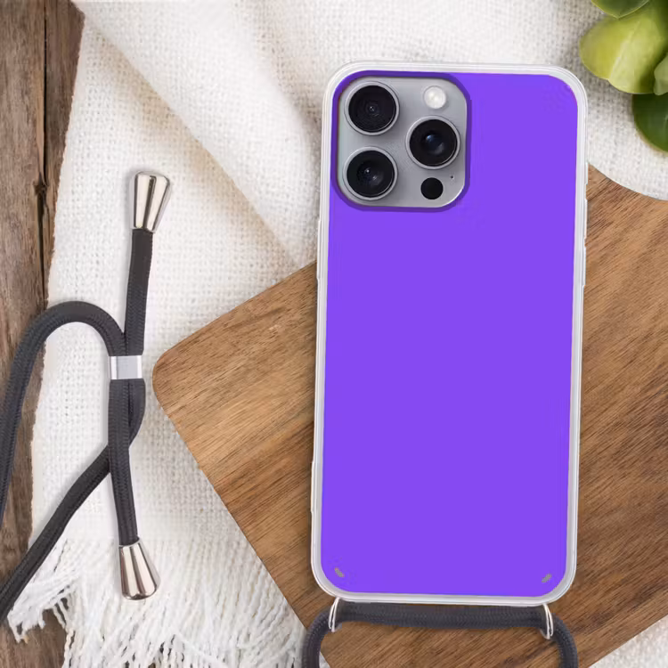 Vivid - Violet - Paars Hoesje iPhone 16 Pro Max met koord klein 804 -sfeer4