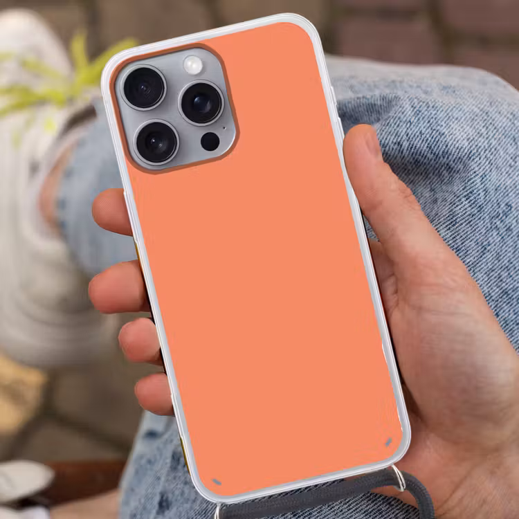 Warm - Clay - Terracotta Hoesje iPhone 16 Pro Max met koord klein 804 -sfeer3