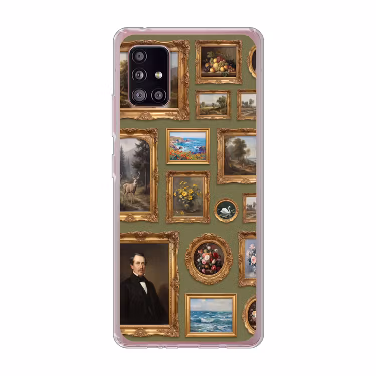 Hert - Bos - Natuur - Klassiek - Dieren Telefoonhoesje Samsung Galaxy A51 5G klein -3d