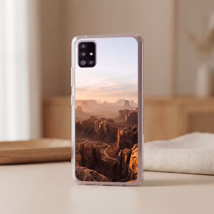 Woestijn - Landschap - Natuur Telefoonhoesje Samsung Galaxy A51 5G klein -sfeer2