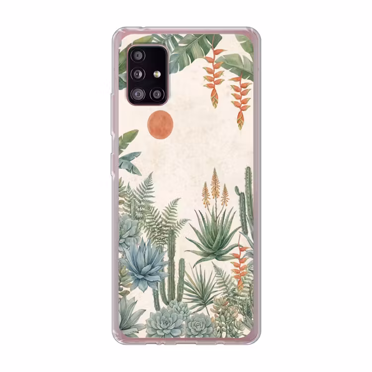 Woestijn - Planten - Groen Telefoonhoesje Samsung Galaxy A51 5G klein -3d